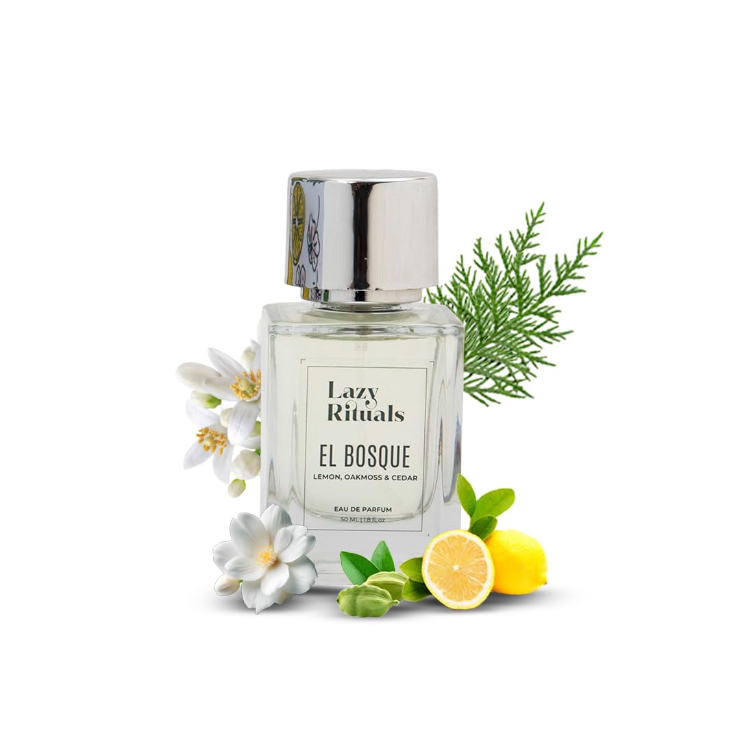 El Bosque Eau de Parfum for Men – 50ml | Captivating Fresh Blend of Jasmine and Oakmoss | Strong Long Lasting Perfume | Gift for Husband, Boyfriend, or Men