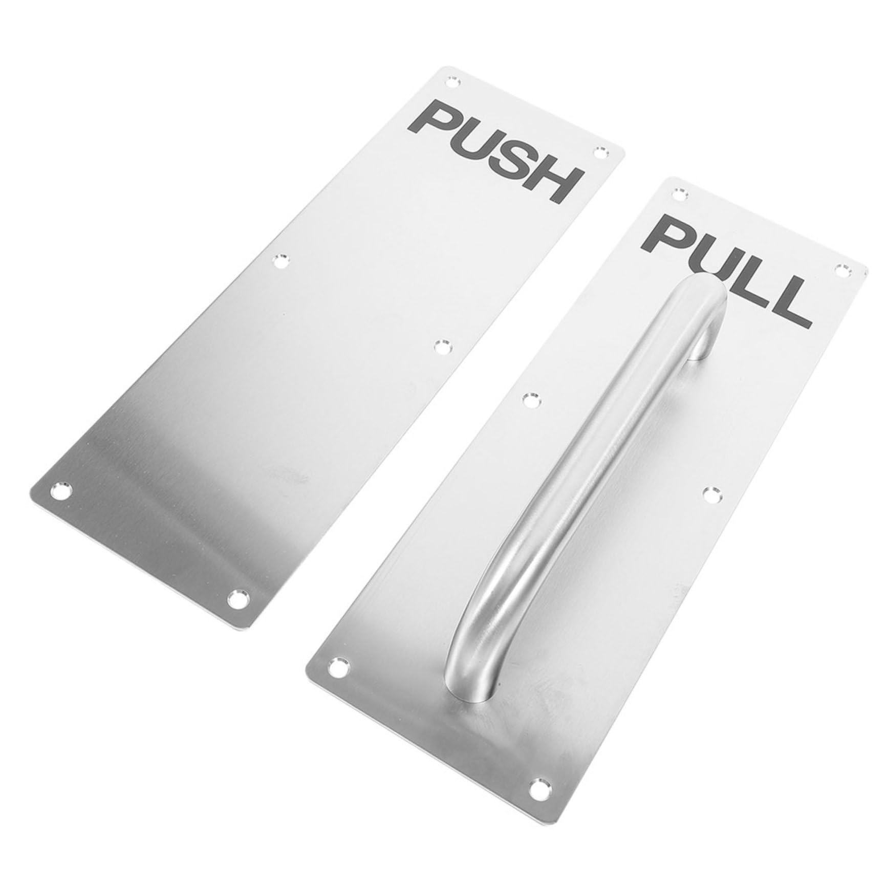 Plaque de poignée de porte coulissante inox contre la chaleur