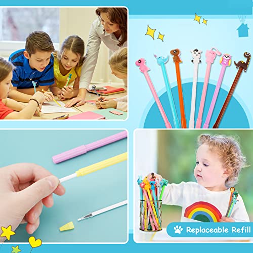 Bolígrafos de tinta gel con diseño de animales Handepo 100 pcs miniatura 6