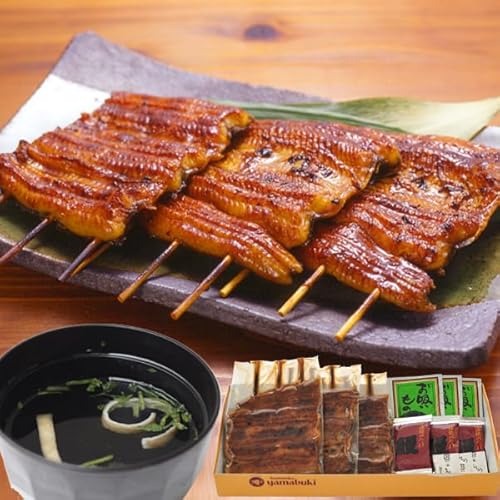国産ふっくらうなぎ串蒲焼きとお吸い物3人前セット
