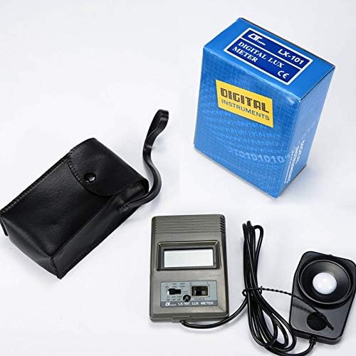 Pocket Size Digital Luxmeter, Measures 0-50,000 Lux in 3 Ranges, 4 Digit LCD Display, Spectrum Meets C.I.E. Standard - by EX ELECTRONIX EXPRESS