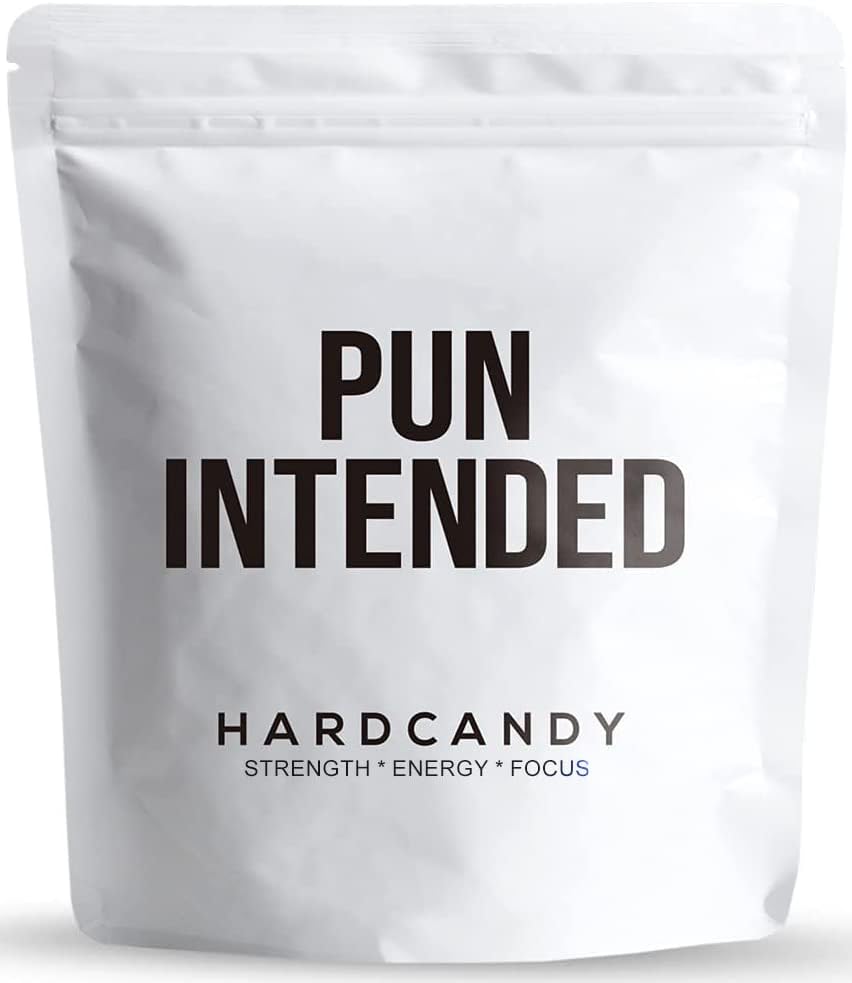 Pun Intended Hard Candies for Active Lifestyle - Strength & Confidence Candy - Count 10