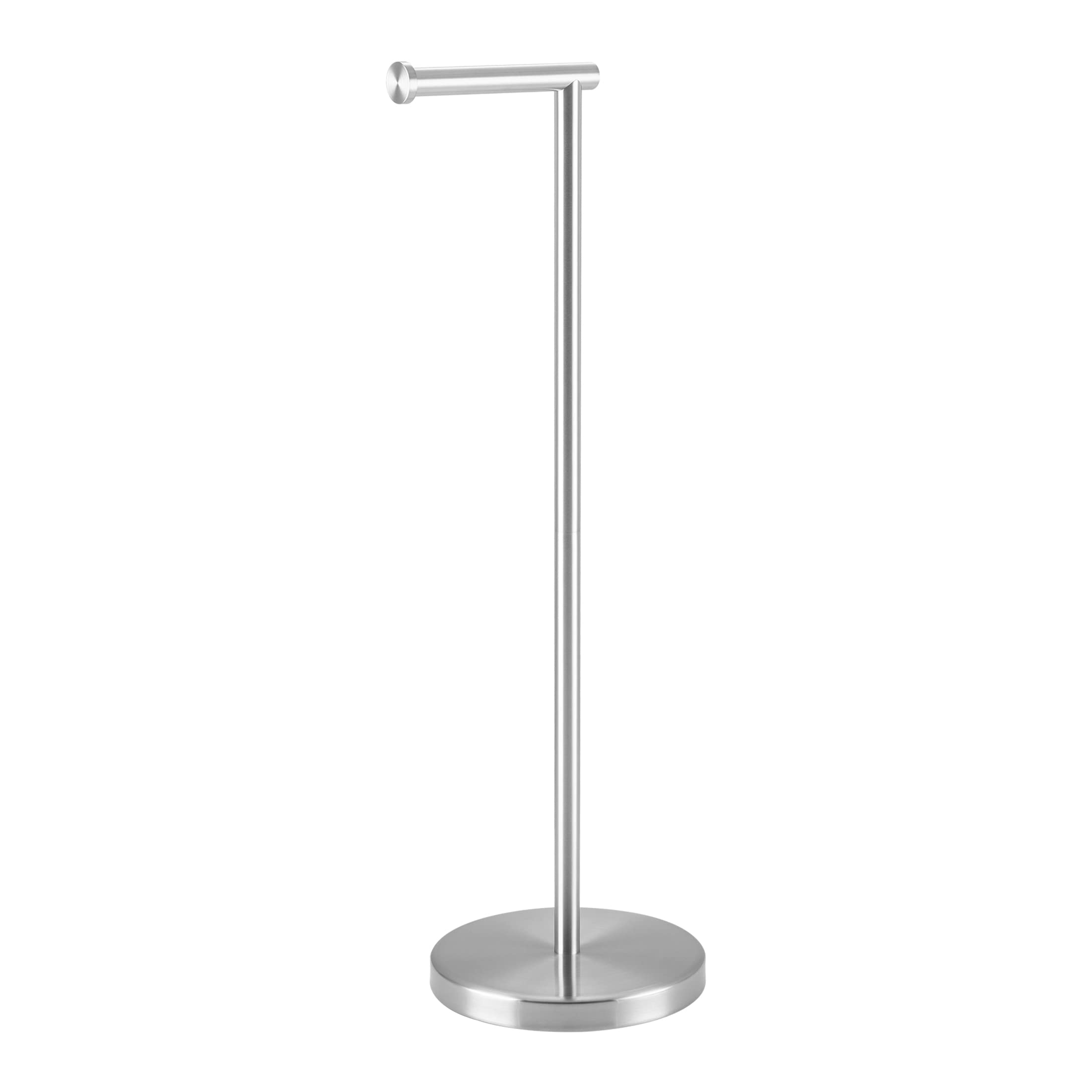 KES Toilettenpapierhalter, 66 cm H (größere Version), freistehender Toilettenpapierrollenhalter mit beschwerter Basis, für Badezimmer, rostfreier SUS304 Edelstahl, gebürstete Oberfläche, BPH283S66-2