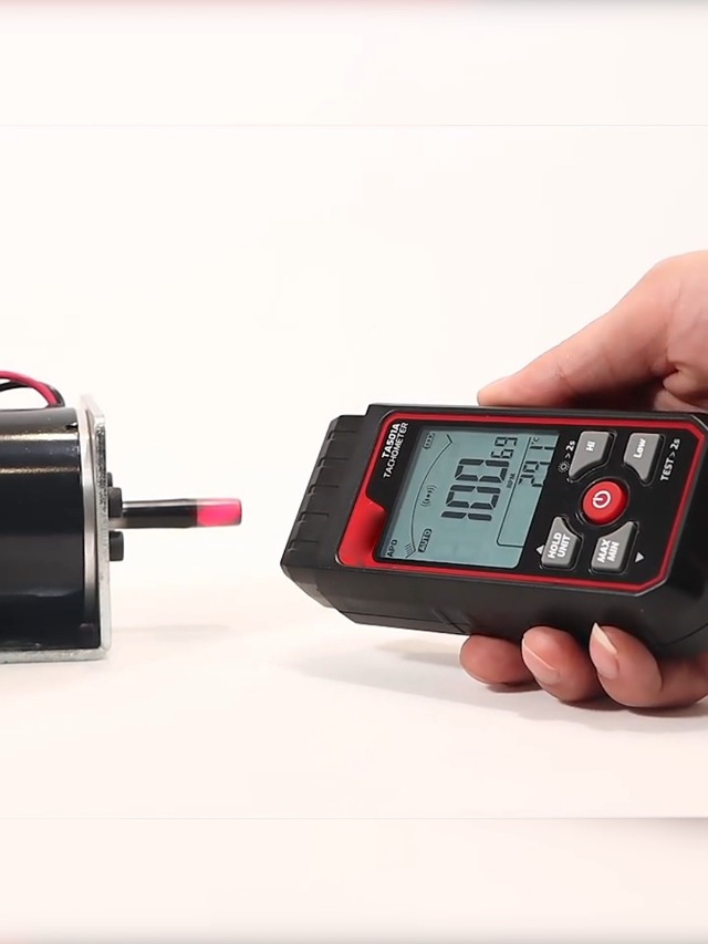 Tachimetro Digitale Laser/ottico Senza Contatto | Misura Giri Motore Con Display LCD