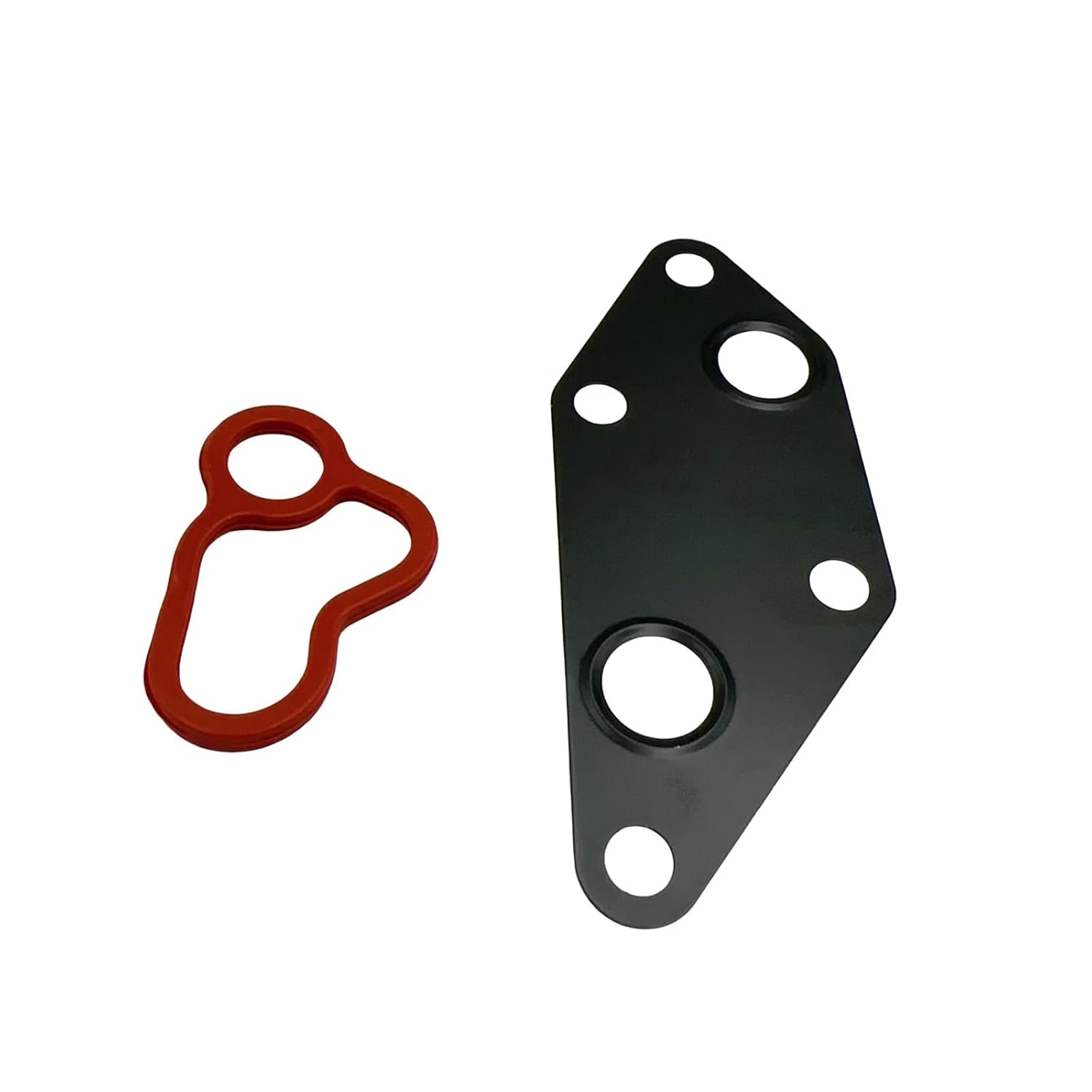2 Set Engine Oil Cooler Gasket Set with Oring Seal Compatible with Nissan Altima 2007-2013 Sentra 2007-2011 Rogue 2008-2018 X-Trail 2007-2014 2.5L Replace 21304-JA06A 21304-JA00A