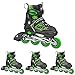 Roller Derby ION 7.2 Inline Skates with Aluminum Frames and Adjustable Sizing for Growing feet