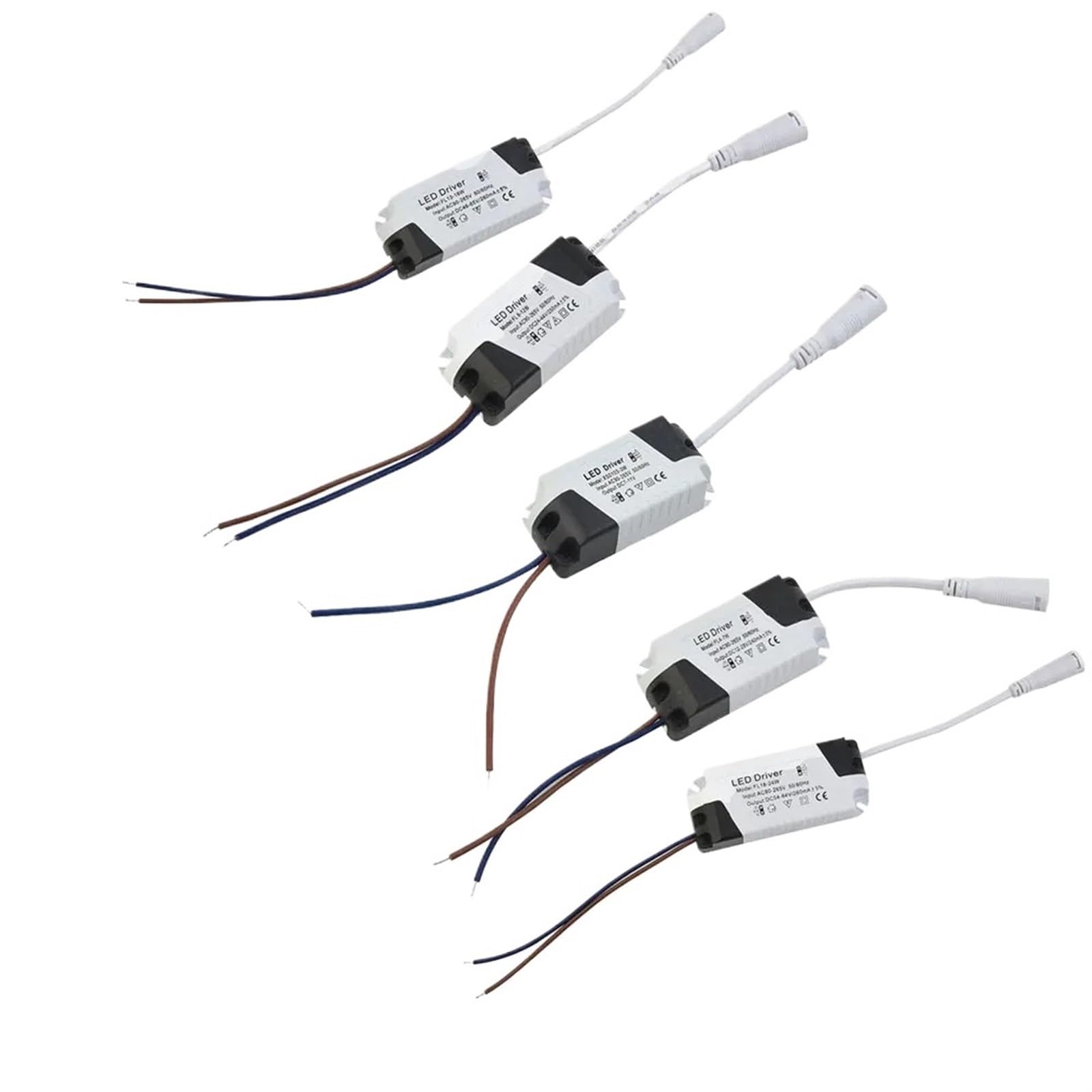 FCARUMIQP 1-24W LED Driver AC 110V 220V to 24V Lighting Strip Ceilling Lamp Power Supply Adapter(4-7W)
