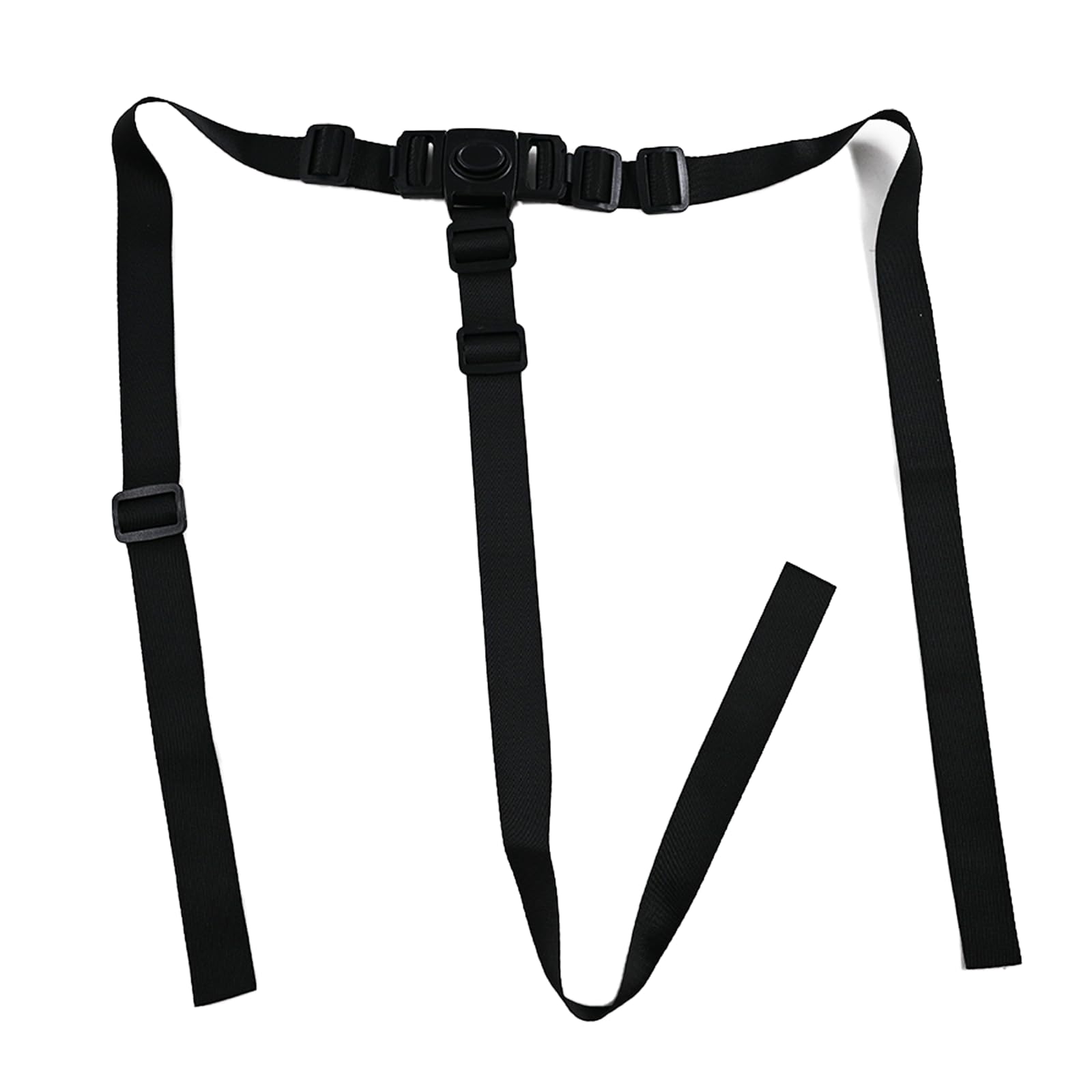 3-Point Harness Straps Belt for Child High Chair,Universal Adjustable Harness Strap Replacement for High Chair/Pushchair/Stroller(Black)