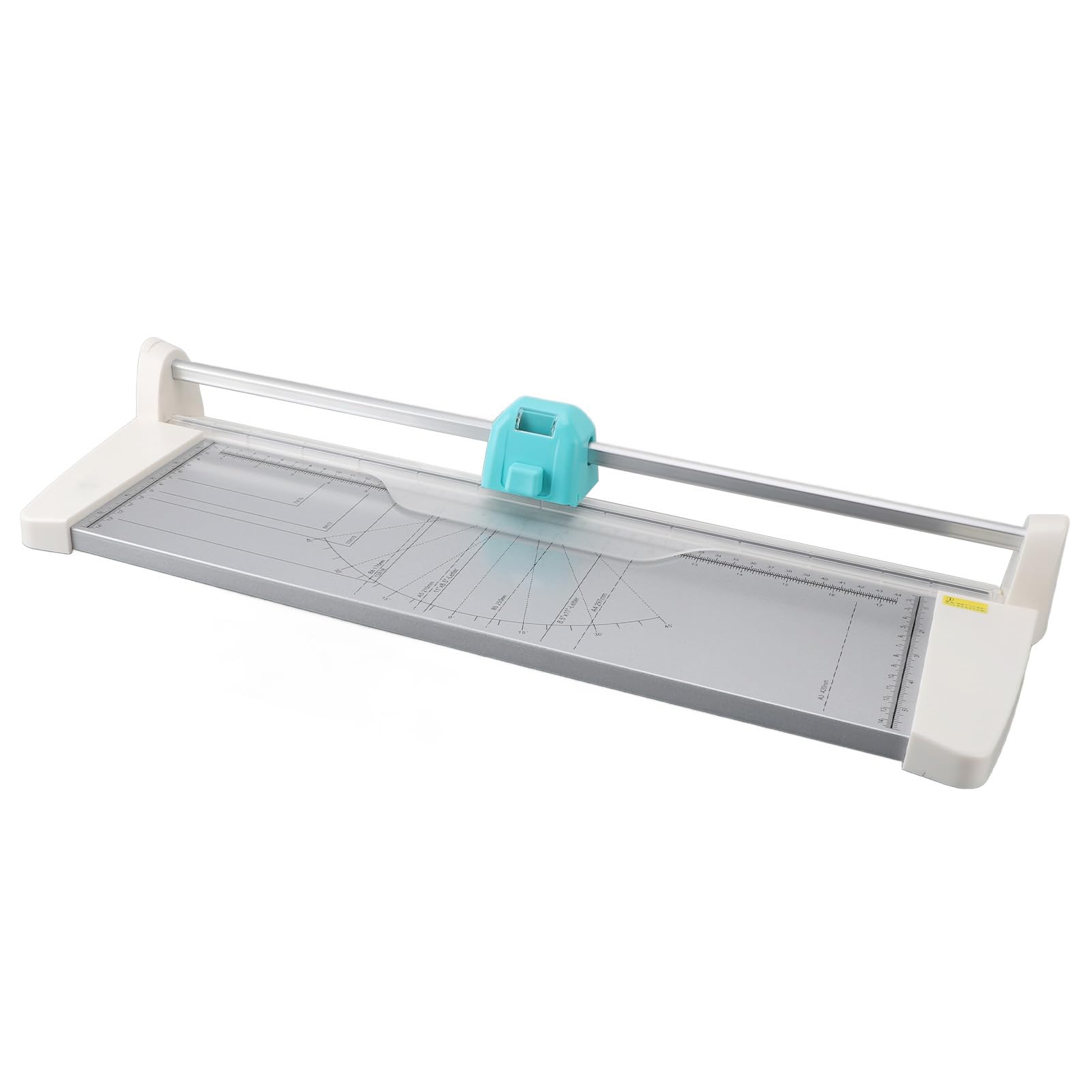 Taglierina di Carta Portatile Multifunzionale con Lame in Lega per Tagli Accurati, Strumento di Lavorazione da 450 Mm di Larghezza per Progetti Domestici e Scolastici