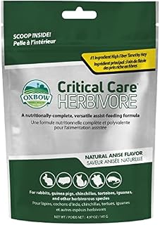 Oxbow Animal Health Critical Care, Herbivore, Anise Flavor, 141 Gram Bag (70100)