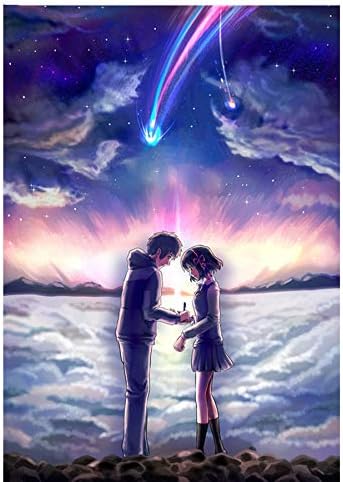 Amazon Co Jp 5d Diyのダイヤモンド塗装フルスクエア ラウンド漫画日本アニメお名前ダイヤモンド刺繍クロスステッチダイヤモンドモザイク装飾ギフト 80x105cm ホビー