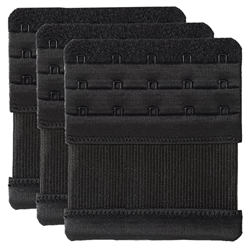 Women's Bra Extender 5 Hook Plus Size Bra Strap Extenders 3pcsPack