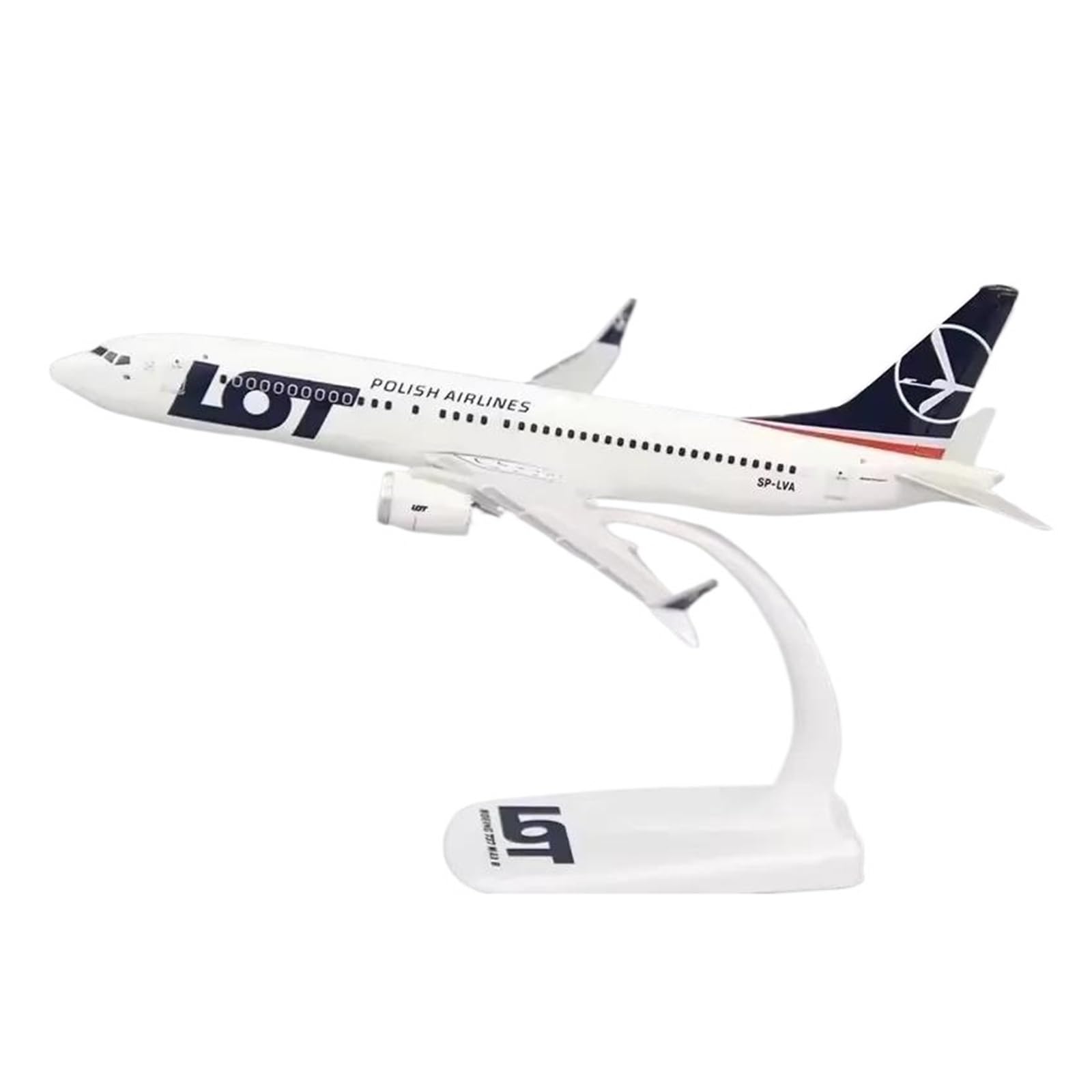 Avión de Metal Fundido a presión B737 Max8 con acabado de resina y ABS 8