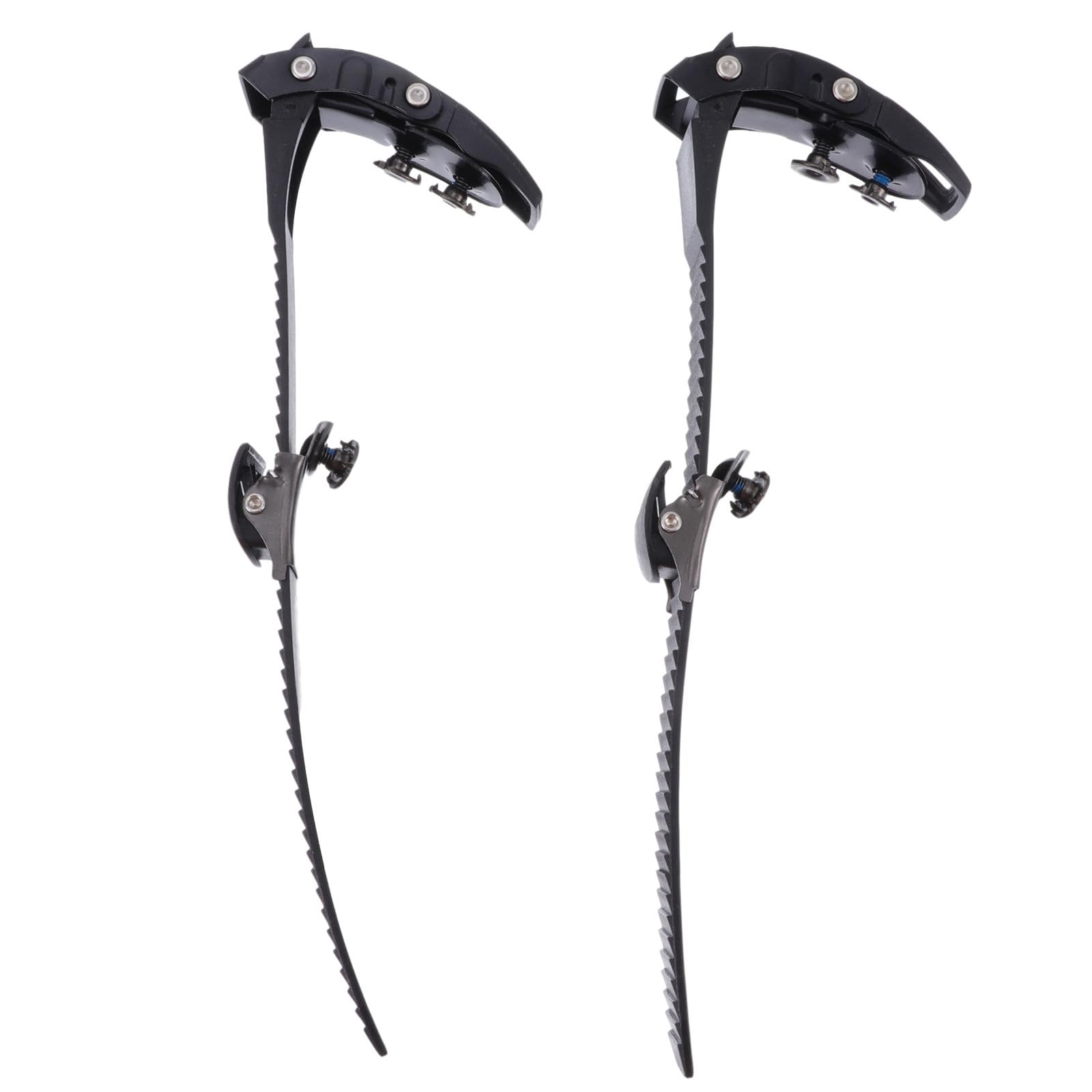 IMIKEYA 2pcs Black Nylon Roller Skate Parts with Stable Fix Design and Length Adjustable Buckle Strap for Skate Shoes Suitable and Adults