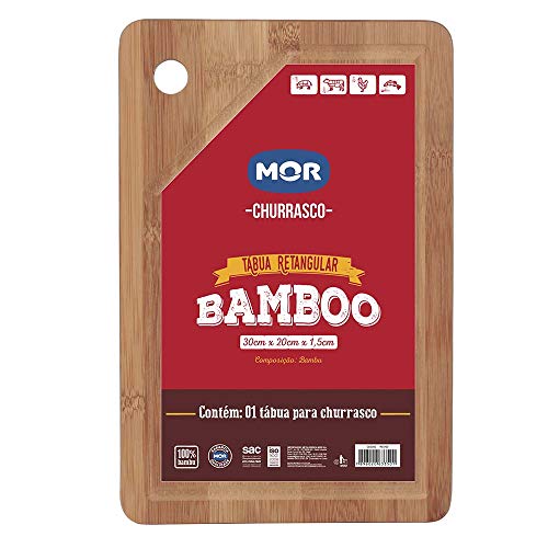 Mor - Tábua Retangular Bamboo 30Cm X 20Cm