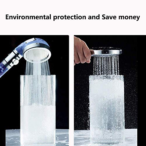 Nosame® Shower Head Ⅲ，High Pressure Water Saving 3 Mode With On/Off Pause Function Spray Filter Filtration Rv Handheld Showerheads 1.6 Gpm For Dry Skin & Hair Spa #TOP3
