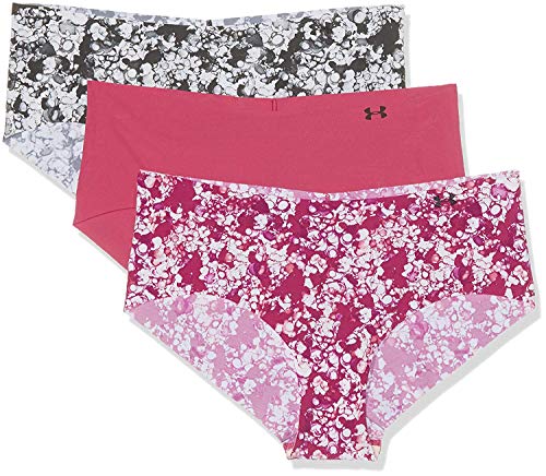 Image of Under Armour Women's Deprecated-3-pack Pure Stretch No Show Hipster Underwear, All-day Comfort Fit & Ultra-soft