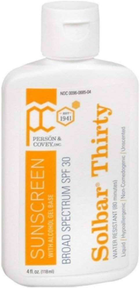 Solbar Sunscreen Liquid Spf 30, 4 oz (Pack of 2)