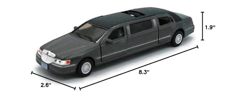 Amazon.com: KiNSMART 1999 Lincoln Town Car Black Stretch