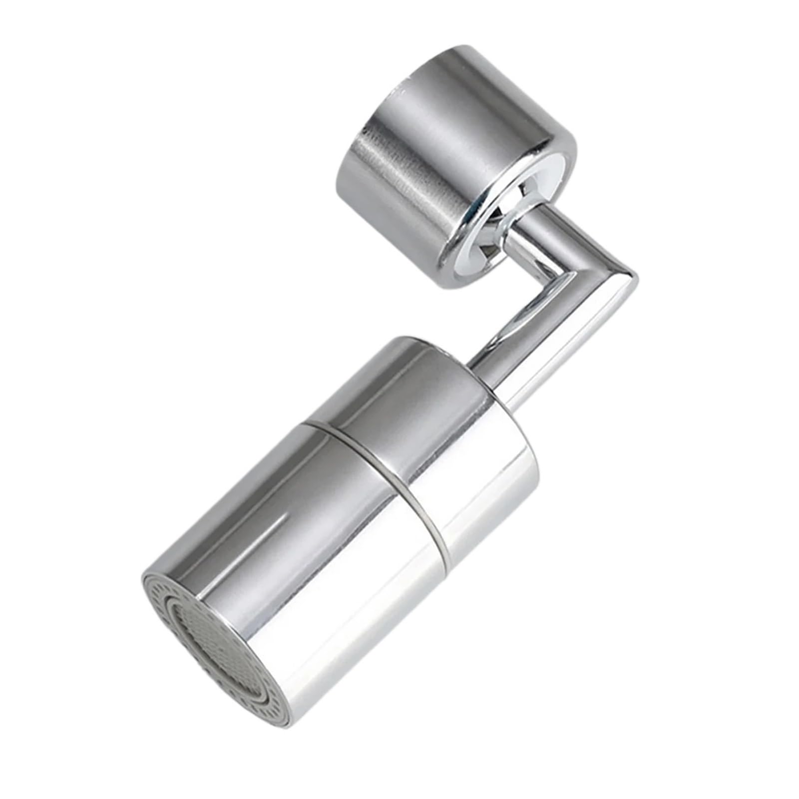 Aireador de grifo giratorio universal plástico ABS | Plata for grifos de baño: aireador protector contra salpicaduras for grifo con cabezal rociador giratorio universal 360