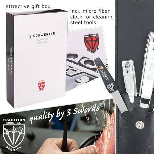 3 Swords Germany 56772 MC N Brand Quality 4 Piece Manicure Pedicure Grooming Kit Set thumb #4