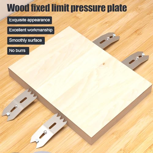 Abrazadera de aleación de aluminio para mesas de corte y proyectos de madera 4