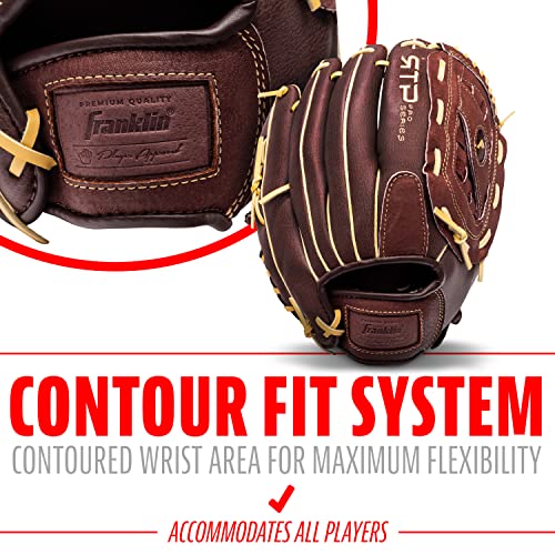 image for Franklin Sports Baseball Gloves - RTP Pro Adult + Kids Baseball Mitt -