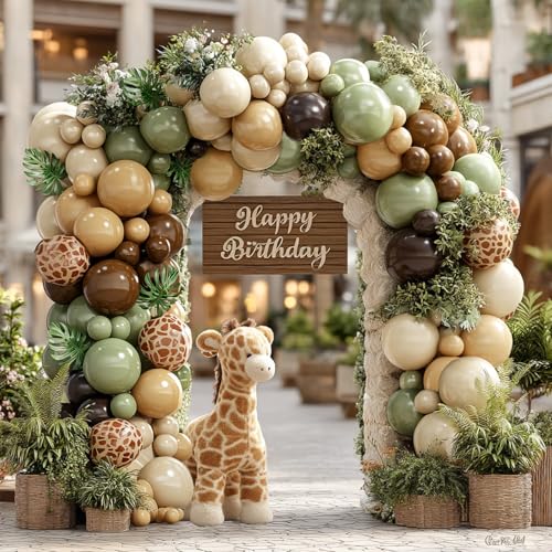 TOVIDO Safari Balloons Arch Kit