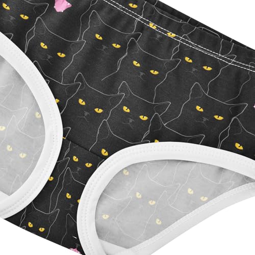 Girls Underwear Soft Cotton Cats Kids Panties in Sizes 2/3t, 4t, 5t, 6 and 84