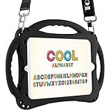 Topesct Kids Case for iPad Mini 5/4/3/2/1 Shock Proof Light Weight Toddler case for All 7.9 inch ipad Mini, Built in Handle Stand ,Comes with 2-4 feet Adjustable Shoulder Strap (Black)