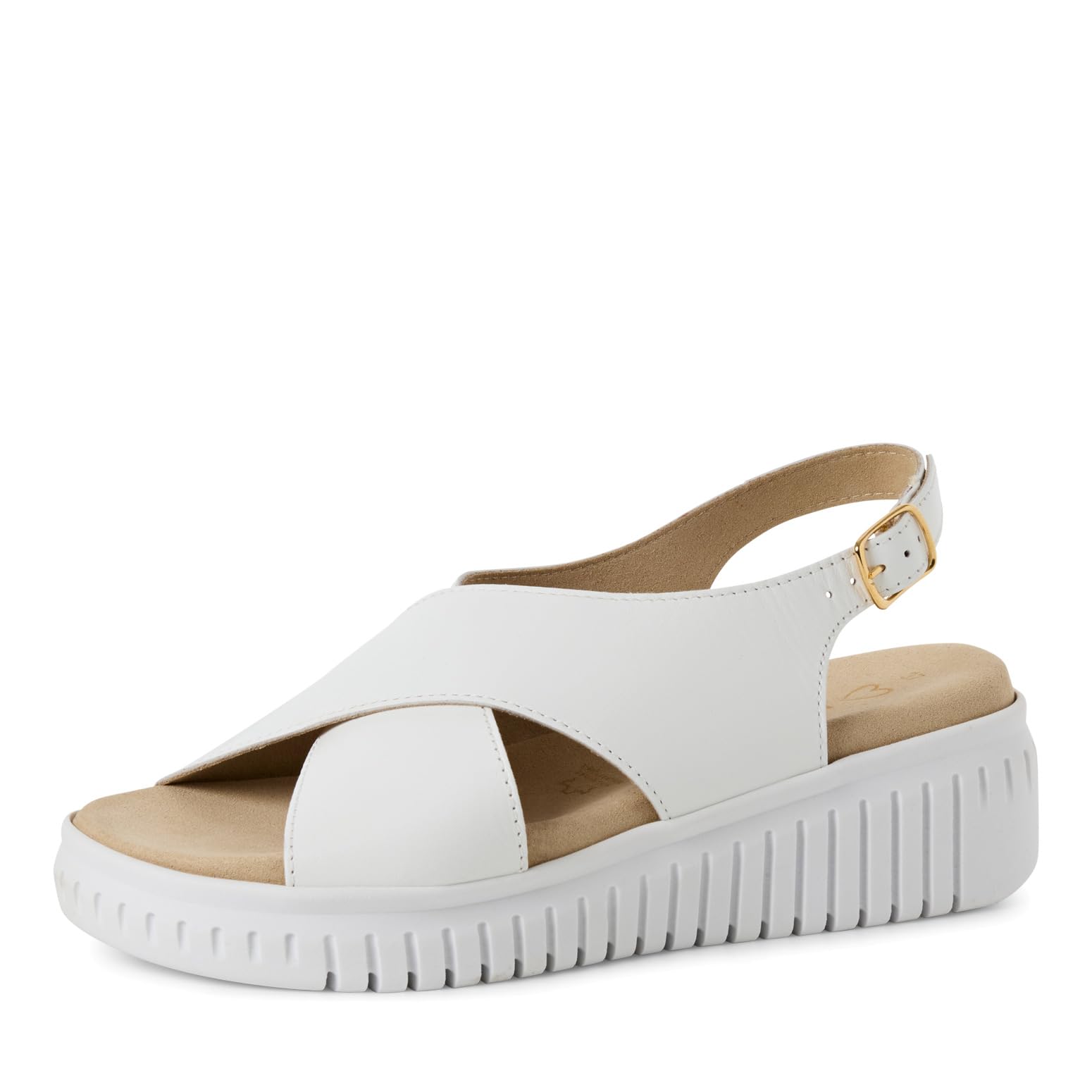 MARCO TOZZI Women's Sandale 2-28281-44, White, 6 UK