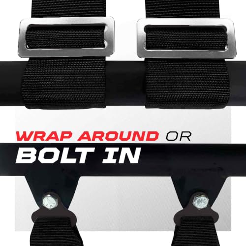 1pc 50 Cal Black 4 Point Harness 2 inch straps, Racing Harness Seat Belt by 50 Caliber Racing - Used condition - Image 5