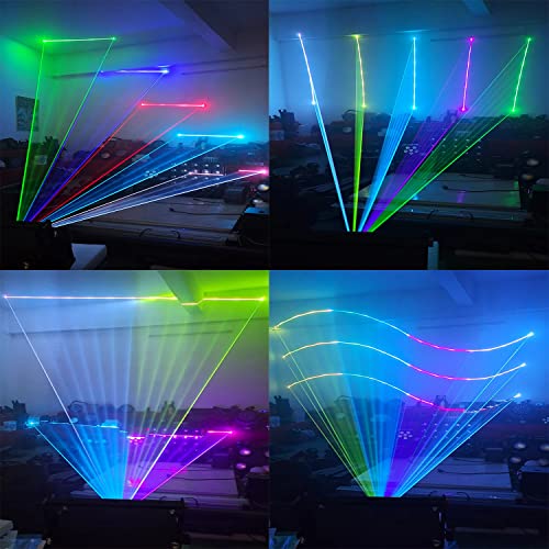 Image of JUNMAN 3W RGB Full Color Animation Stage Effect Light DJ Disco Stage Lights | Stage Beam Lights for Party Wedding Event Lighting Show
