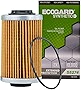 ECOGARD S5274 Premium Cartridge Engine Oil Filter for Synthetic Oil Fits Cadillac CTS 3.6L 2004-2015, CTS 3.0L 2010-2014, SRX 3.6L 2004-2009, STS 3.6L 2005-2011, CTS 2.8L 2005-2007