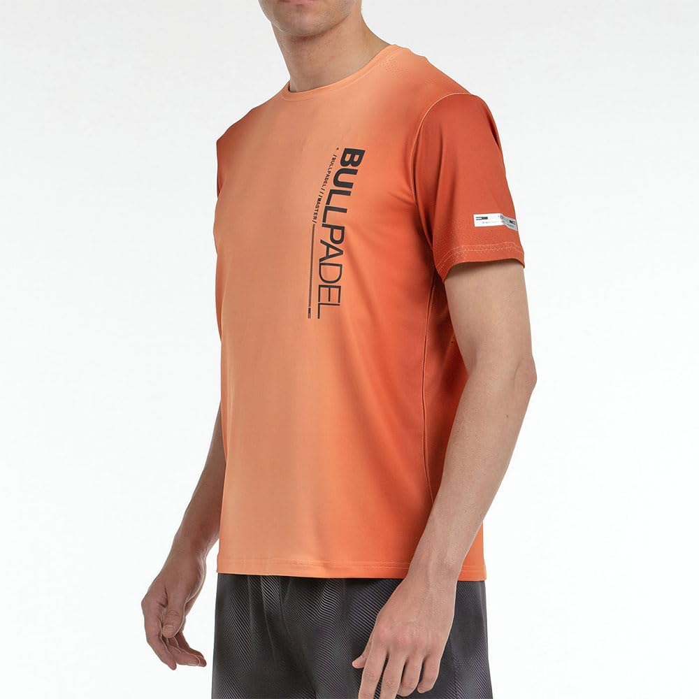 Bullpadel T-Shirt MUROS | High-Performance Tech Shirt for Men | Gradient Sublimation Design with Reflective Prints