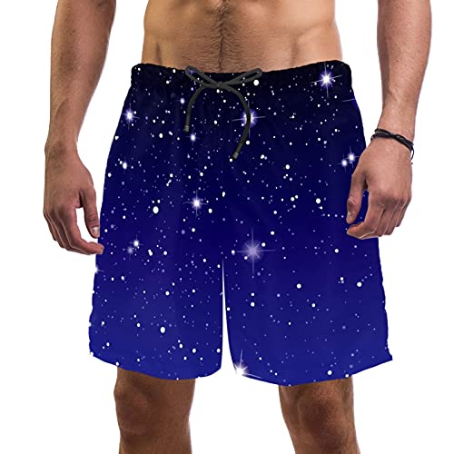 Short de bain homme Étoiles scintillantes pour la plage