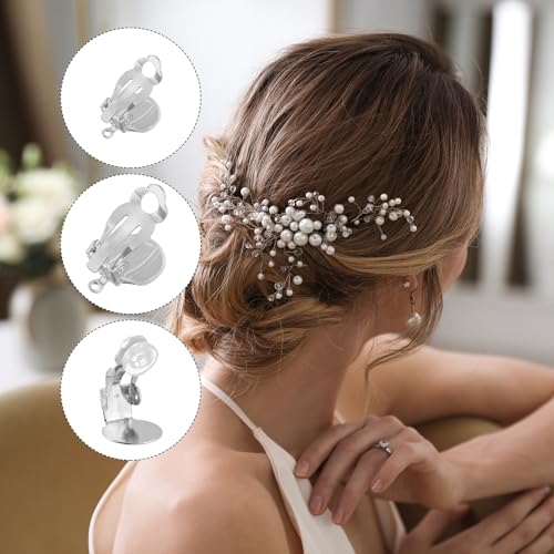 Coussinets silicone boucles d'oreilles clip transparentes - 6