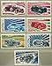 Générique Monaco. 7 Timbres de Collection Authentiques Neufs de 1975. Num 1018 à 1024. Voiture, Rolls Royce, Bugatti..