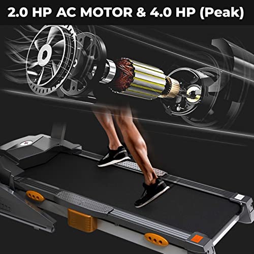 Image of Durafit91 Solid Multifunction 4 HP Peak AC Motorized Treadmill Auto Incline Max Speed 16 Km /Hr Max User Weight 120 Kg