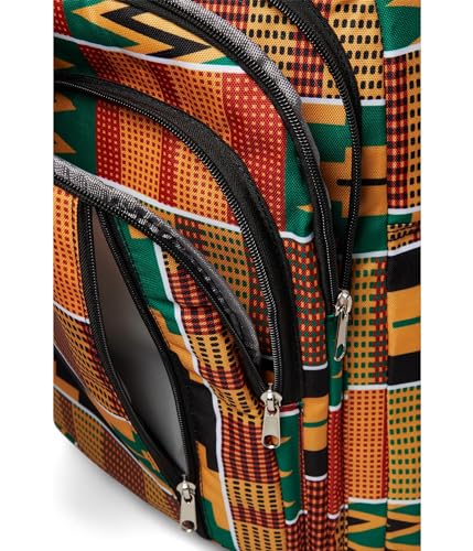 Cloth Poly Backpack Kente One Size4