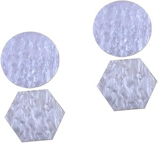 FOMIYES 4 Peças Paleta De Unhas Bandeja De Ferramentas De Gel Bandeja Redonda Bandeja De Serviço De Ferramentas De Manicure Bandeja Redonda Placa De Mistura De Maquiagem Paleta De Cores