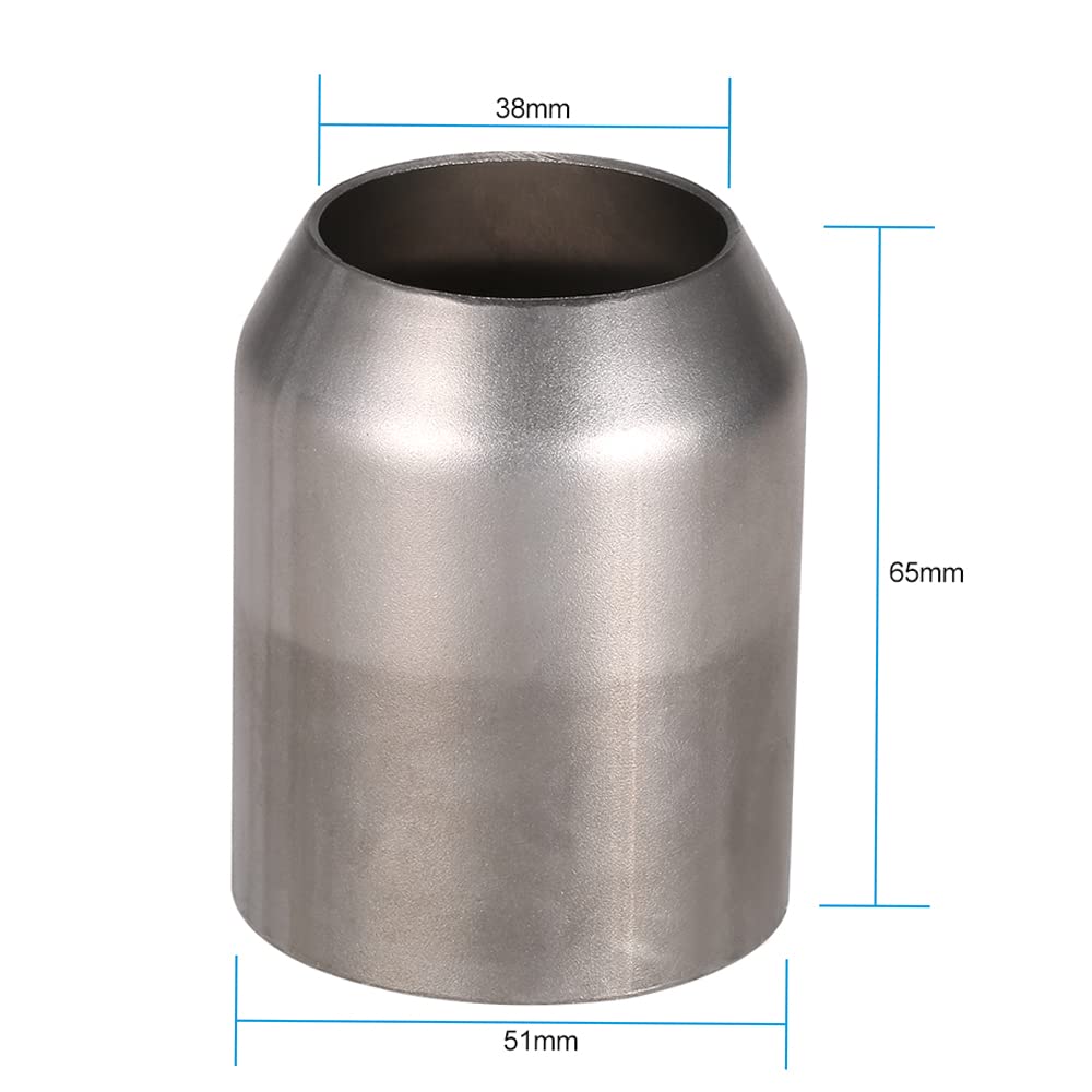 Shkalacar 38-51mm Silenciador de Escape Moto, Tubo de Escape Universal, Hexágono Reemplace con Ajuste para Motocicletas ATV