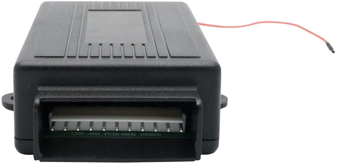 Dispositivo de alarma antirrobo para automóvil, Riloer 60-100 metros Alarma remota localizada, con caja de control + 2 controles remotos de cierre centralizado para automóvil de repuesto