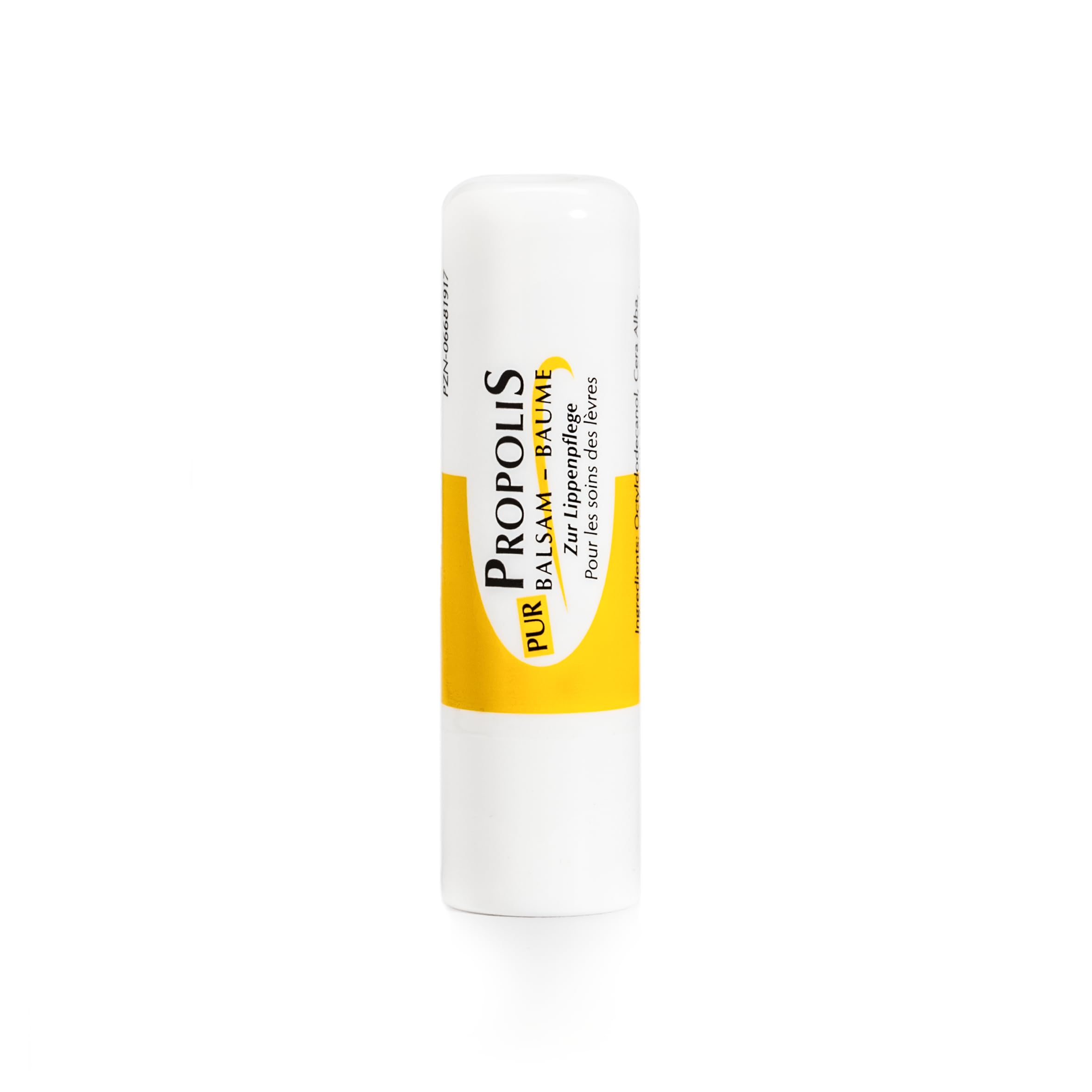 Propolis PUR Lippenpflege – Natürlicher Lippenstift für trockene und entzündete Lippen – Zertifizierte, kontrollierte Naturkosmetik
