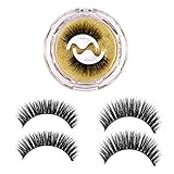 znvwki Self-Adhesive Eyelashes, Self Adhesive Eyelashes Reusable Sticking, Giving Your Eyes a Wispy