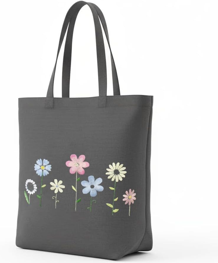 Delindo Lifestyle Kit de broderie à faire soi-même, motif floral,...
