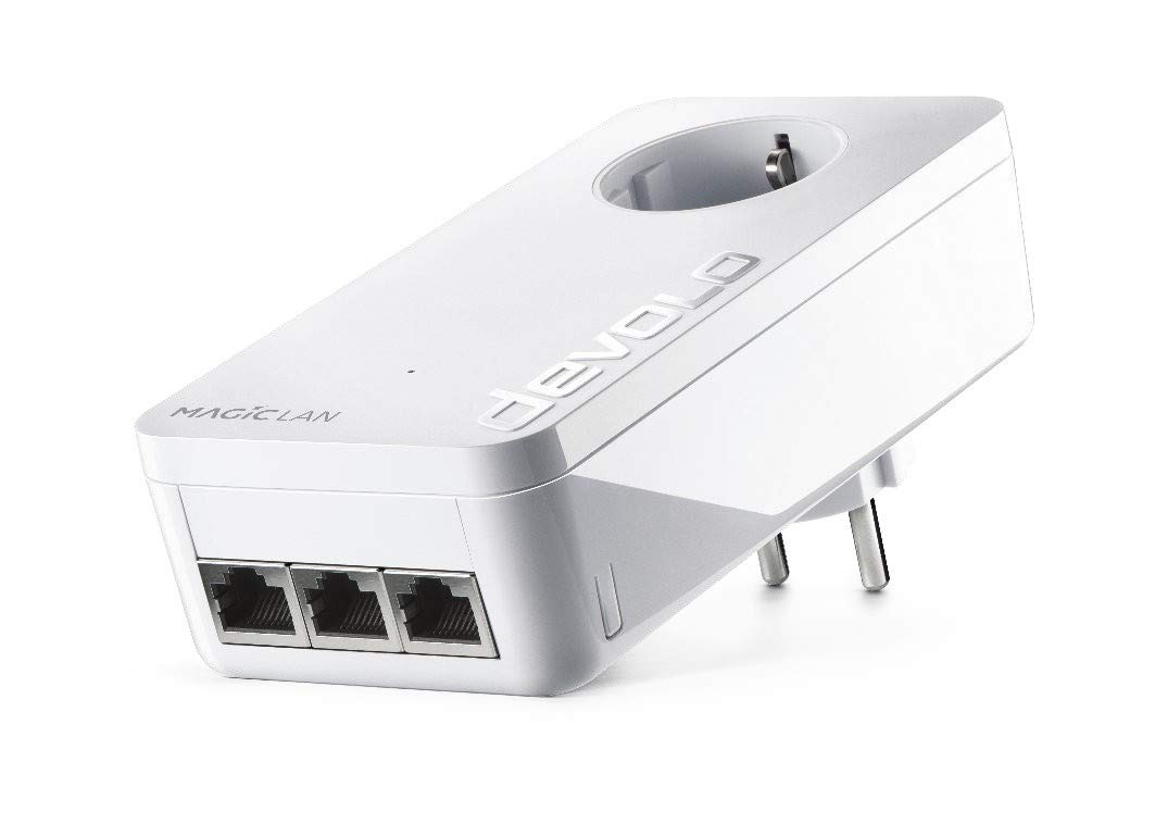 Devolo Magic 2 LAN triple Starter Kit 2400 Mbit/s Ethernet LAN White Magic 2 LAN triple Starter Kit, 2400 Mbit/s, IEEE 802.1p,IEEE 802.3,IEEE 802.3ab,IEEE 802.3az,IEEE 802.3u,IEEE 802.3x,