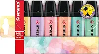 Marca Texto - Stabilo Boss Original Pastel – Estojo com 6 Unidades – Em 6 Cores Sortidas