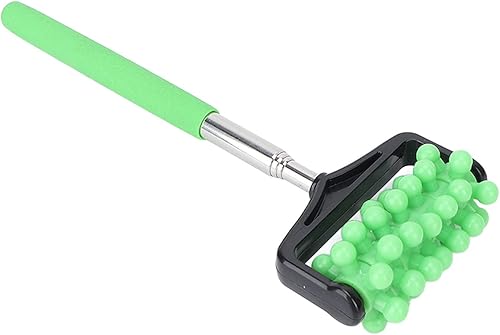 Barra de masaje, barra de masaje de yoga para hombres y mujeres, herramienta de masaje corporal granular, rodillo telescópico, barra de masaje para