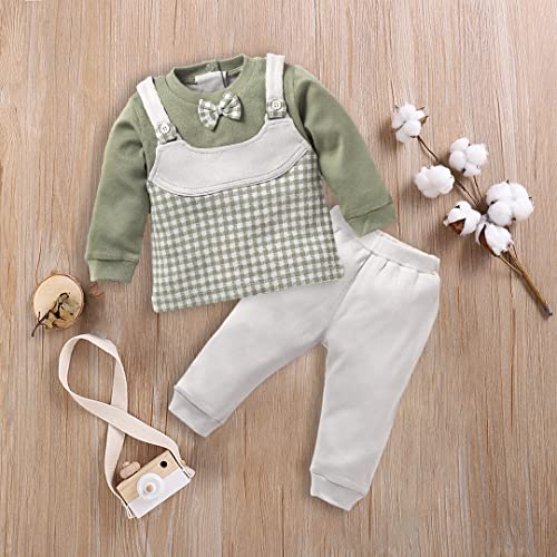 Image of BABY GO Baby Boys Cotton Clothing Set | Full Sleeve T-Shirt & Pants Combo | Newborn Infant Outfit | Soft Tracksuit with Cute Print | Casual Daily Wear Co-ord Set
